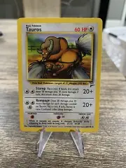 Tauros - 62/130 - Uncommon NM Base Set 2 Pokemon