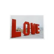 Galrie Stunning Love on the Water Fine Art Photography Poster, White Frame, 70 x 100cm (28 x 40inch)