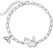 [FEATUR] Ladies Jewellery Gift,Silver Bracelets for Womens,Charm Bracelet, Color Bracelet Women's S925 Sterling Silver Jewelry Versatile White Pearl Shellpendant Bracelet Silver