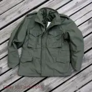 American M65 Military Men Jacket US Army Vietnam Field Coat Green OG107 Replica