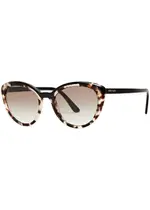 Prada - Cat-eye Sunglasses Designer-engraved Graduated Lenses, Designer-stamped Temples, 100% UV Protection - Brown One Size