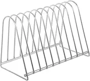 Vinyl Record Storage Stand Durable Stainless Rack for Stylish Desktop Display Organize and Showcase Record Albums Modern Rack for Home