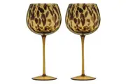 2pc Tempa Anthea Gin Cocktail Round Decorative Drinking Glasses Glassware Set