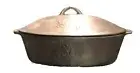Unique Jamaican Aluminum Dutch Oven Pot Meat Chicken Roaster Pan 12”x9”x5”