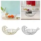 Metal Wire Egg Basket Art Chicken Egg Holder for Home Room