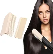 Flat Iron Comb, Hair Straightener Accessory, Comb Attachment Used at Home and Salon for Hair Styling