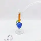 5" Mini Glass Bong Pyrex Hookah Water Pipe Smoking Bubbler W/Hose & 10mm Bowl