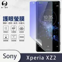 在飛比找momo購物網優惠-【o-one護眼螢膜】SONY XZ2 滿版抗藍光手機螢幕保