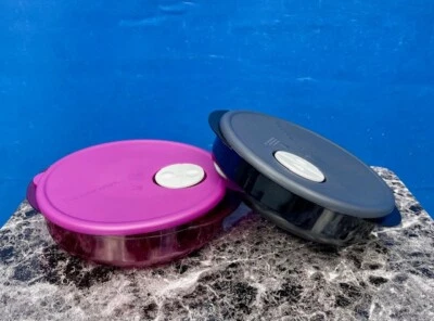 New Tupperware Small Rock N Serve Microwaveable Container Divide 800mil