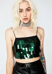 [Motel] Forest Sasha Top