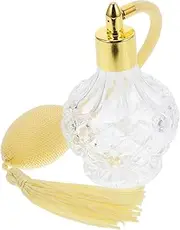 SOESFOUFU Vintage Glass Perfume Spray Bottle Refillable Fragrance Atomizer with Tassel for Home Decor for Essential Oils Travel Toiletries present Giving
