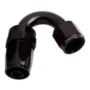 Aeroflow 100 Series Swivel Taper 150° Hose End -12AN, AF105-12BLK