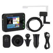 2.4" Bluetooth Digital Car DAB FM Radio Electronics Magnetic MP3 Player Adapter