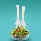2x Salad Servers for Salad Mixing and Serving Lightweight Salad Hands for