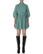 Derek Lam 10 Crosby Alex Bubble Hem Mini Dress