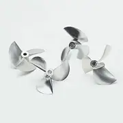 Toy Accessories 1PC CNC Metal 3-Blades Propeller 4mm 4.76mm 3/16" Left Right Hand Prop 48mm 50mm 52mm 54mm 55mm P1.8 Compatible with RC Boat Speedboat (Color : 55mm Left Hand)