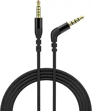 Lusgawer 3.5mm Audio Cable Compatible with SteelSeries Arctis Nova 1, Nova 3,Nova Pro Gaming Headset, Replacement Audio Extension Cable Cord Wire(Black,1.5m/4.9ft), Small, Lu-na-7
