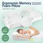 Cervical Neck Contour Pillow Cushion Memory Foam Ergonomic Side Sleep Support