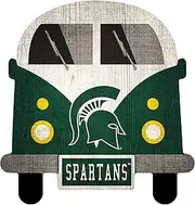 NCAA Michigan State Spartans Unisex Michigan State Team Bus Sign, Team Color, 12 inch