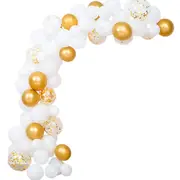 ANYPARTY Balloons White Gold 110Pcs Garland Arch Party Decor