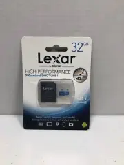 NEW SEALED GENUINE LEXAR 32GB MICROSDHC UHS-I CLASS 10 45MB/S 300X MEMORY CARD