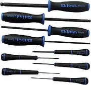 EKLIND 90609 Ball-Hex (allen) Screwdriver - 9pc set Metric MM sizes 1.5-10