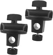 GLSTOY 2pcs Durable Adjustable Mic Arm Clamps for Live Broadcast Equipment Rotatable Cross Bar Clips Versatile Photography Accessories with Ergonomic Design