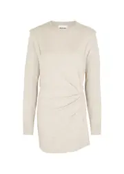 Isabel Marant étoile Michaela Jersey Mini Dress - Ecru - 12 12