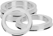 Mikinona Wheel Center Rings Hub Rings for Car 72.6 to 54.1mm Metal Hub Centric Aesthetic Car Decor