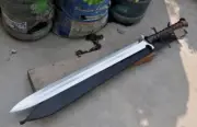 Custom Handmade 32-in Carbon Steel 1095 Hunting Gladius Sword with Sheath