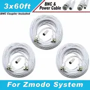 WHITE 180FT BNC CABLE FOR SWANN DVR8-1500, SWDVK16A960HB16, SODVK-161512-US