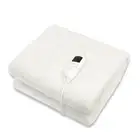 Heated Electric Blanket Fitted Fleece Underlay Throw Single Laura Hill