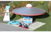 Bachmann 35213 HO Scale Area 51 Fuel with Pumps