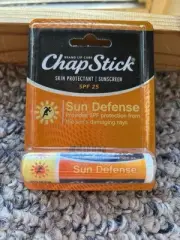 NEW ChapStick SPF 25 SUN DEFENSE 0.15 oz Sealed Single Rare Skin Protectant
