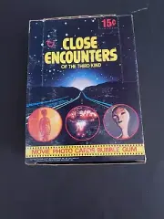 1978 TOPSS CLOSE ENCOUTERS OF THE THIRD KIND WAX BOX 36CT