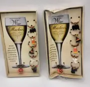 NEW Set of 12 Boston Warehouse Halloween Wine Markers