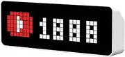 ULANZI Smart Pixel Clock TC001 Digital Clock with LED Full-Color Large Screen/Follower Count Real-Time Display/Tomato Clock/Temperature Display/Long Battery Life