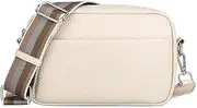 [Generic] Small Crossbody Bag with Wide Guitar Strap Camera Purse Shoulder Handbag Satchel