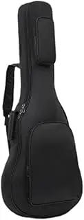 Hellery 38 39 Inch Guitar Bag Dustproof Thick Padding with Zippers Travel Backpack