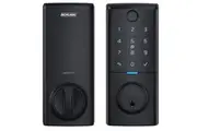 Schlage Ascent Smart Deadbolt Lock - Black Fingerprint / Keyboard / Key Tag /