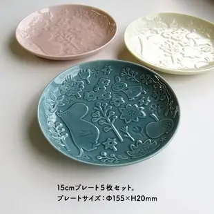 ♥小花花日本精品♥嚕嚕米 陶瓷盤5入組 陶瓷碗4入組 點心碗盤 水果碗盤 餐盤 湯碗 收藏送禮皆宜 ~ 3