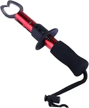 BESPORTBLE Sturdy Metal Gripper Fish Clamp Nose Pliers Durable Fishing Tool for Freshwater Saltwater Use Comfortable Grip for Easy One Hand Operation Essential Fishing Accessory Red