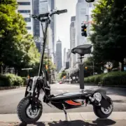 1200W 50KM/H Electric Scooter Adults Foldable with Seat & LED Lights 10" Tires