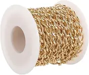 1 Roll Metal Chain Accessories Purse Chain Strap Purse Chain Jewelry Making Supplies Metal Silver Link Chains Bag Chain Cable Chain Miss Aldult Bracelet String