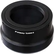 Fotasy Adjustable T2 T Mount Lens to Cannon EOS RF Adapter, T2 Telescope Lens R Adapter, T Mount to RF, Compatible with Canon EOS R Mirrorless Camera EOS R RP Ra R3 R5 R6 R7 R10