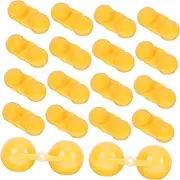 Fishing Bell Fishing Bait Alarm Rod Alarm Bells Fishing Miniature Bells Fishing Alarming Bells Outdoor Fishing Bait Fishing Poles Fishing Dual Alert Bells Silver Abs