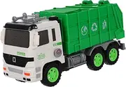 Toddmomy Garbage Truck Friction Powered Construction Vehicle for Educational Play Detailed Design for Boys and Aged for Learning Recycling and Imaginative Fun