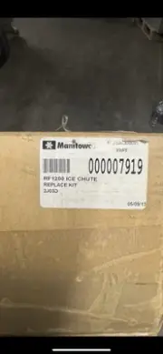 Manitowoc 000007919/000011627 OEM Ice Machine Ice Chute For RF1200