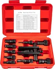 Aikyciu 10-Piece Motorcycle Bearing Puller, Blind Hole Inner Bearing Puller Tool Kit, 8-25MM Wheel Bearing Removal Tool Set
