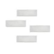 4PCS Replacement Accessories for M30 PRO C107 / Robot Vacuum Mop 2 /3C Vacuum Washable HEPA Filter